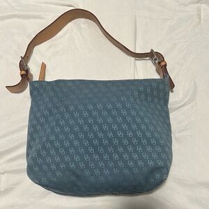 Dooney & Bourke Blue Monogram Shoulder Bag